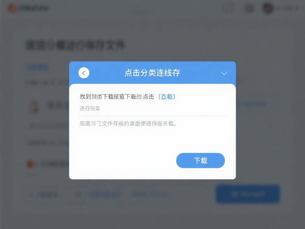 点击下载并保存文件
找到对应连接后，直接点击“下